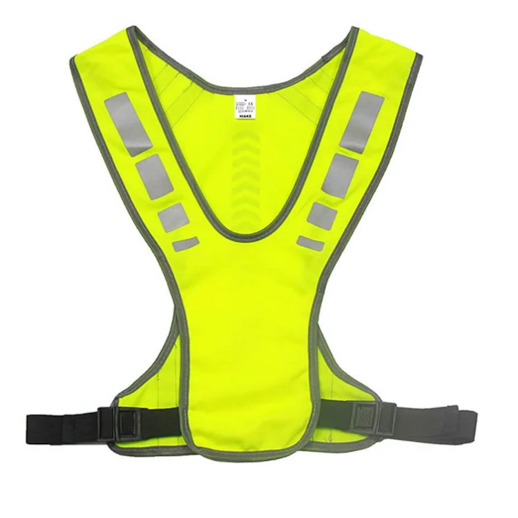 cycling safety vest Adjustable reflective vest for jogging motorcycle riding hiking reflective tape Kooshy Safety vest running reflector vest 