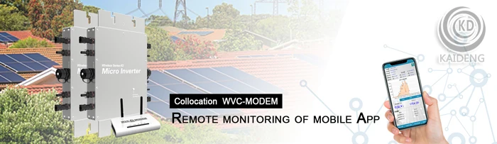 50 ~ 60Hz WVC-1400Watt grid-connected inverter Solar power system accessories passed CE, CEC, ETL, INMETRO certification