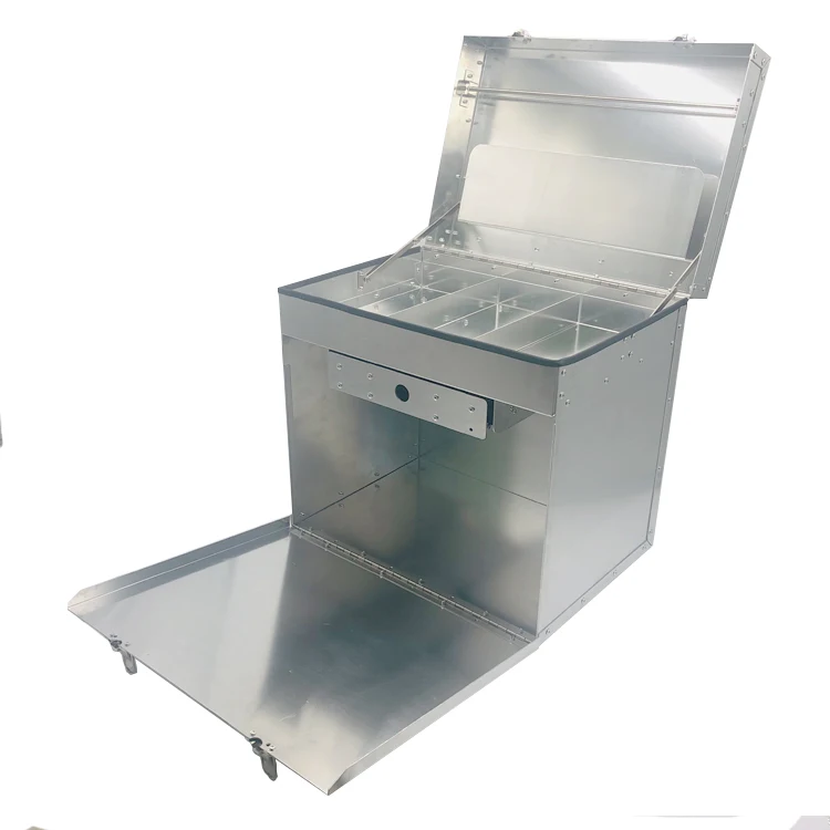 Aluminum Dog Grooming Tack Box With Drawers / Dog Show Grooming Tack