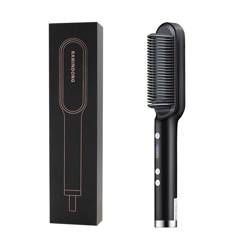 2020 New Hair Stylish Hot Comb Making Hair Straightener Style Electric Power Hair Straightener Hot Comb