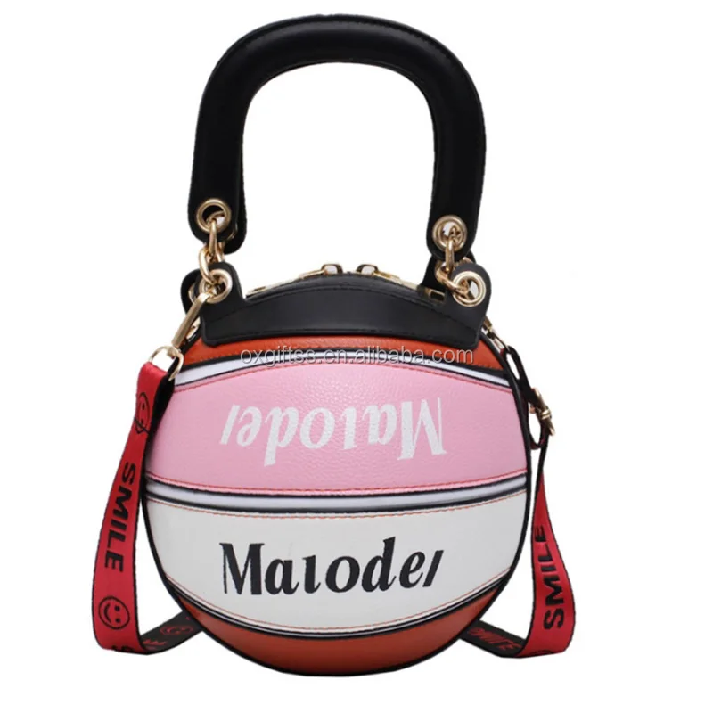 basketball pink purse