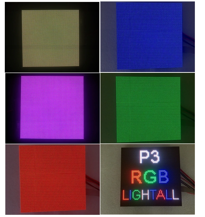 Color Changing LED Matrix Module P3 - 64x64 Pixel Display