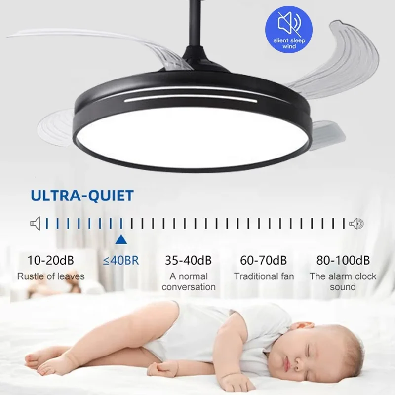 Ceiling Fan, LED, Iron + Splint - detail 12