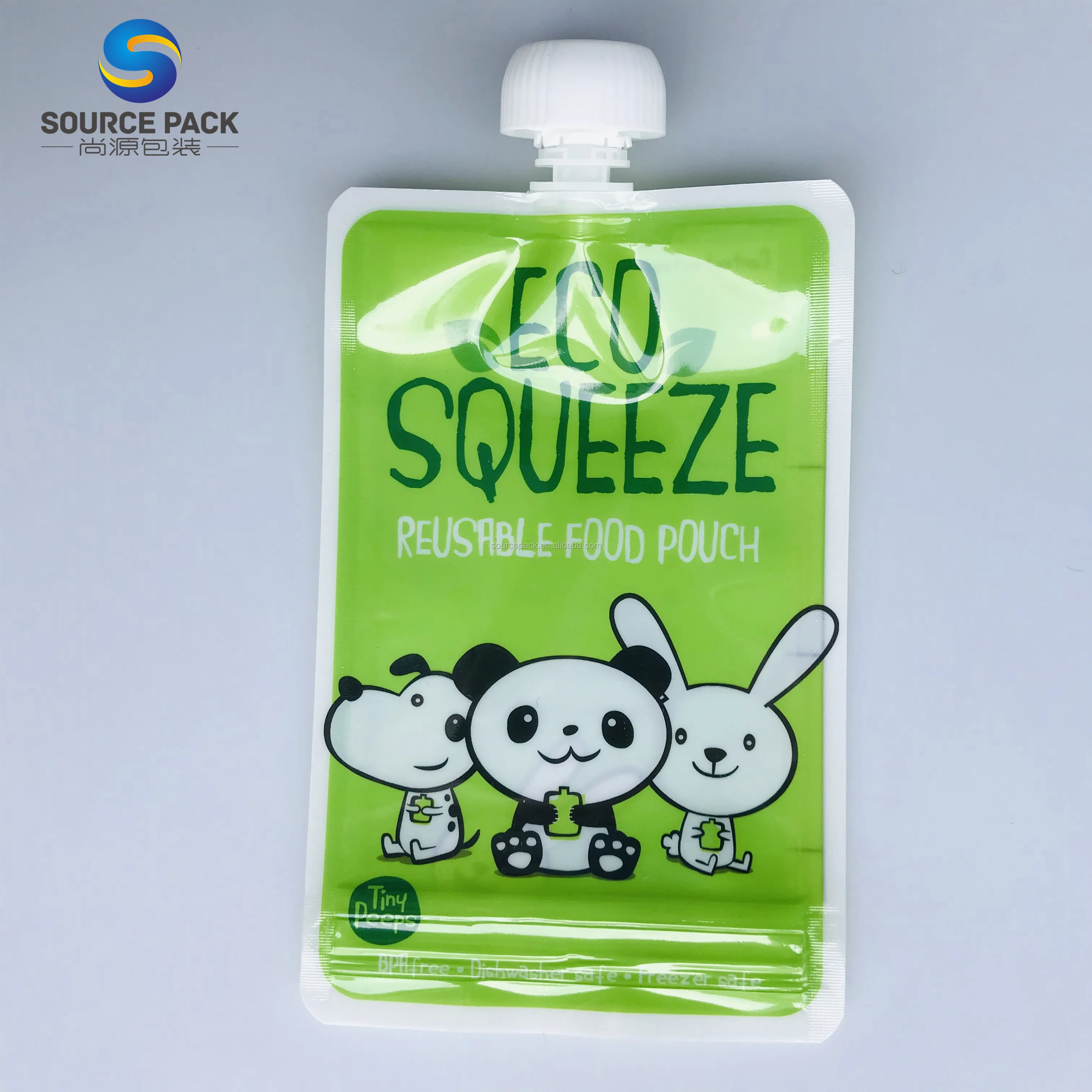 Plastic Packaging Stand Up Liquid Gel Spout Pouch Bag Jelly Gel Bag