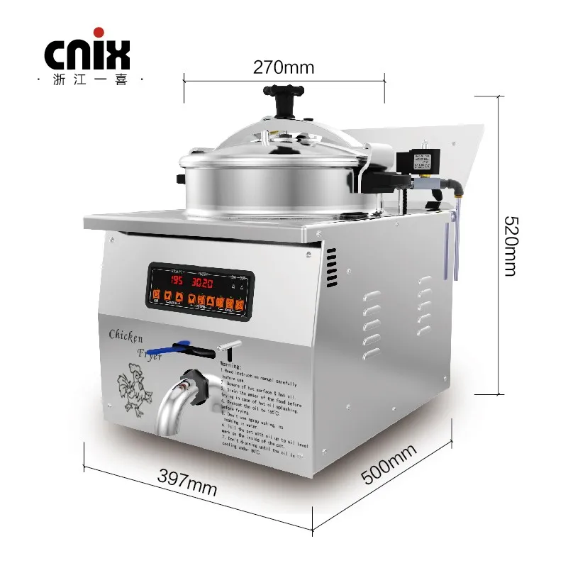 Hot Selling Table Top Pressure Fryer Mdxz16b Electric Pressure Fryer