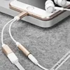 Hot Selling Headphone Splitter Converter Data Charger & Audio Adapter Cable with 8 pin Connector to 3.5mm Earphone for iPhone X