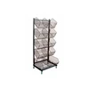 Single Side Proforated back panel display Stand Rack