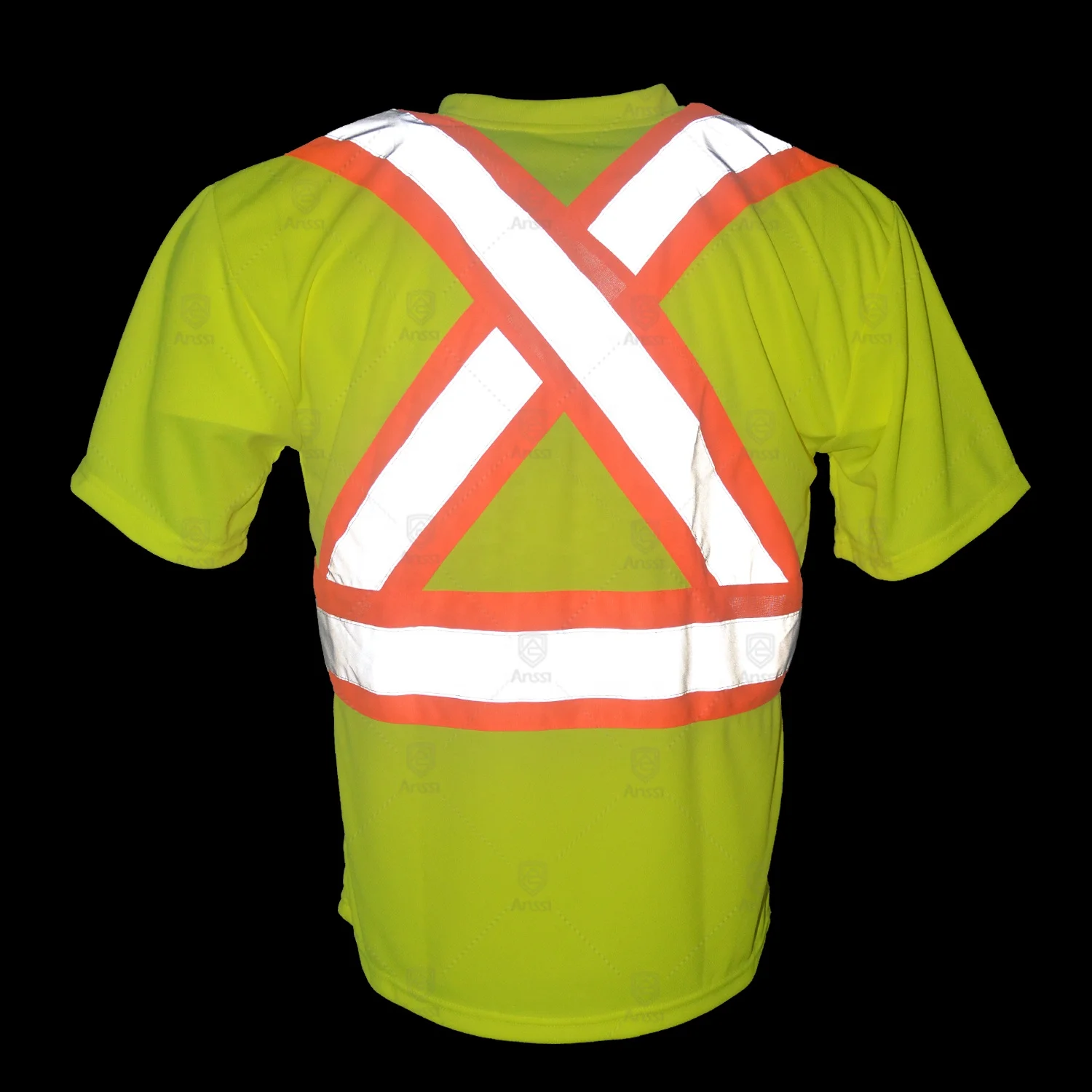 Wholesale Ansi Class 3 Safety Hi Vis Reflective T Shirt 100 Polyester