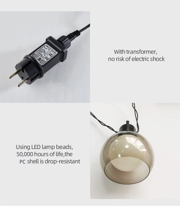 220v Led Festoon Belt Fairy String Light Decoration Ip65 Christmas Decoration Outdoor Garland