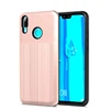 wholesale brushed texture hybrid phone case for moto one macro , pc tpu case for moto one macro