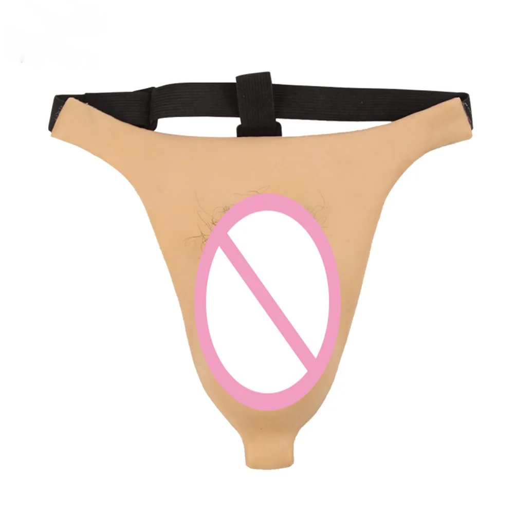 Crossdresser Panties Silicone Vagina Panties For Men Hiding Gaff Silicone Thong For Drag Queen