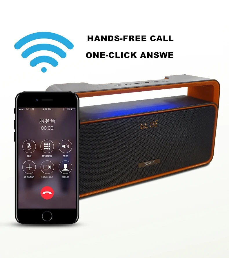 2020 New Arrival Hands-free Wireless Mini Portable Bluetooth Speaker with FM radio - ANKUX.COM
