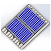 Customized Pitched Rooftop Solar Racking System Short Rail Easy Installation