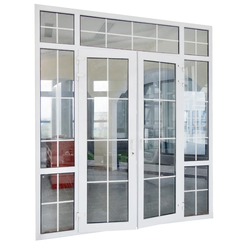 Aluminium Grilles Design Exterior House Glass Casement Entrance