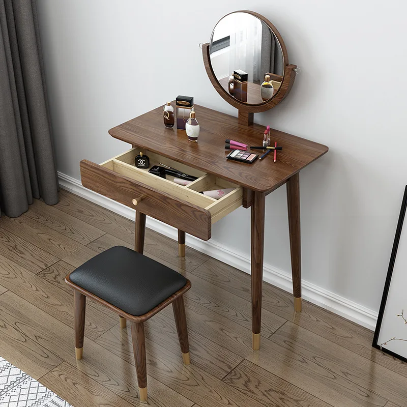 product-Modern luxury nordic style new model dressing table with mirror designs supply sample made o-1