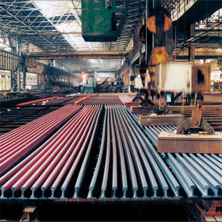 Hot rolled factory direct sale R50 R65 Steel rail DIN Standard A55 A65 A75 A100 A120 Steel rail used in the rail way