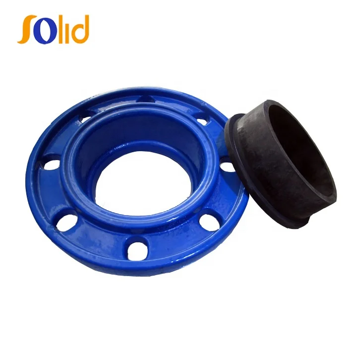 Ductile Cast iron pipe fitting Quick Flange Adaptor Joint For PE Pipe