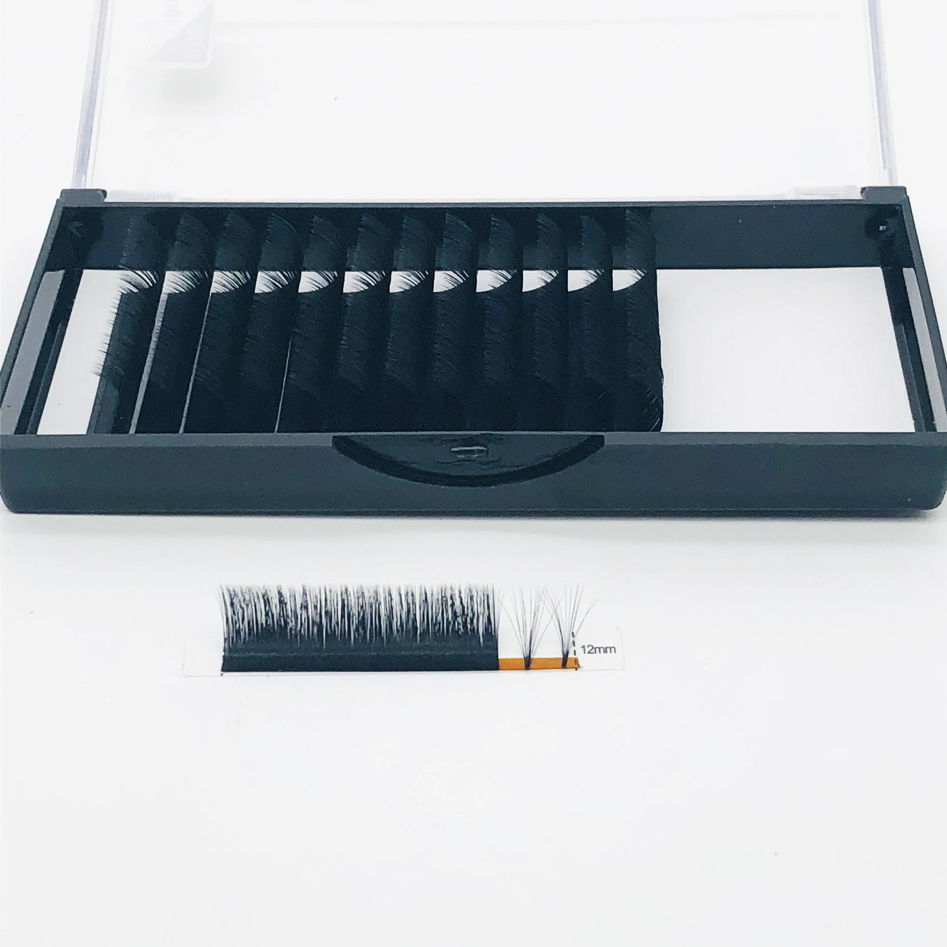

Lash extension manufacture high quality individual eyelashes tray black soft eyelash extensions