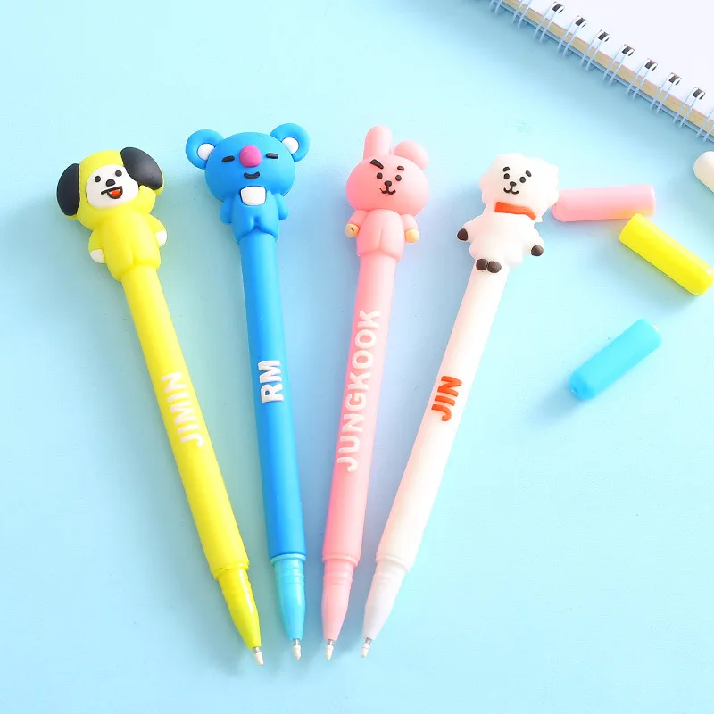 

Bts Pen,10 Pieces, Black rubber pen