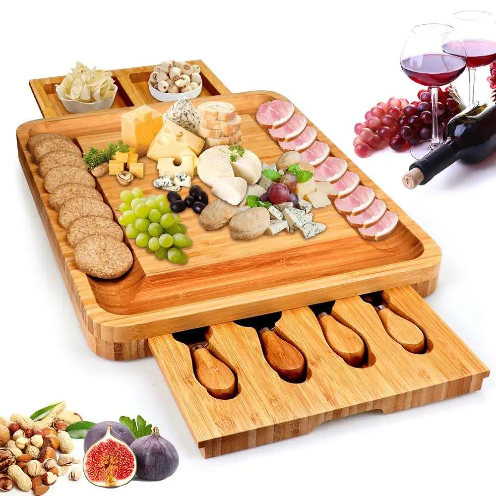 Custom Deli Board Wooden Cheese Plate Bamboo Cheese Board Kitchen Buy