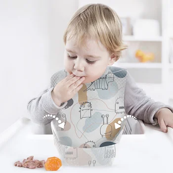 baby bibs with food catcher