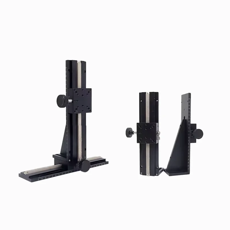 product z axis optical platform lwz aluminum single axis manual fine tuning screw bearing dovetail groove long stroke adjustable-11