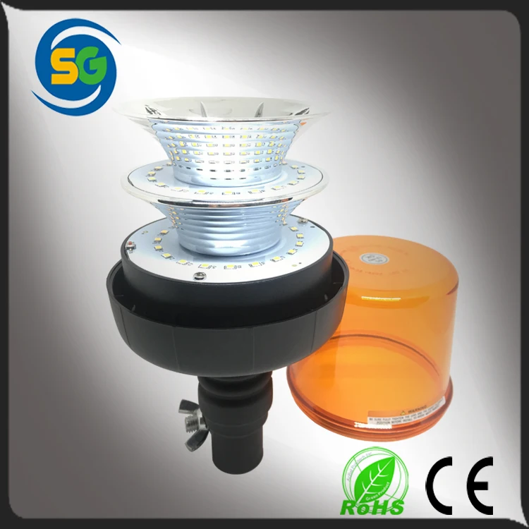 New 12v 24v 48v Din Pole LED Beacon Light