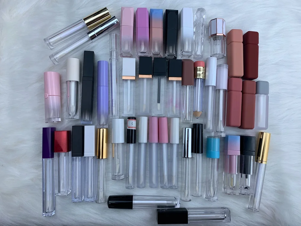 10ml Big Applicator Lip Gloss Containers Tube Clear Lipgloss Lipstick