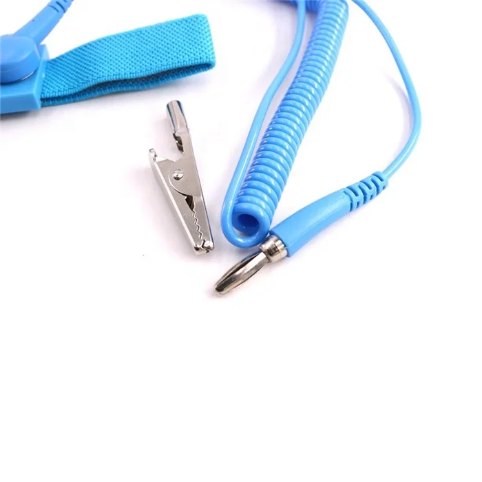 Cleanroom1.8m blue ESD Antistatic Bracelet Anti-allergic Wrist Strap