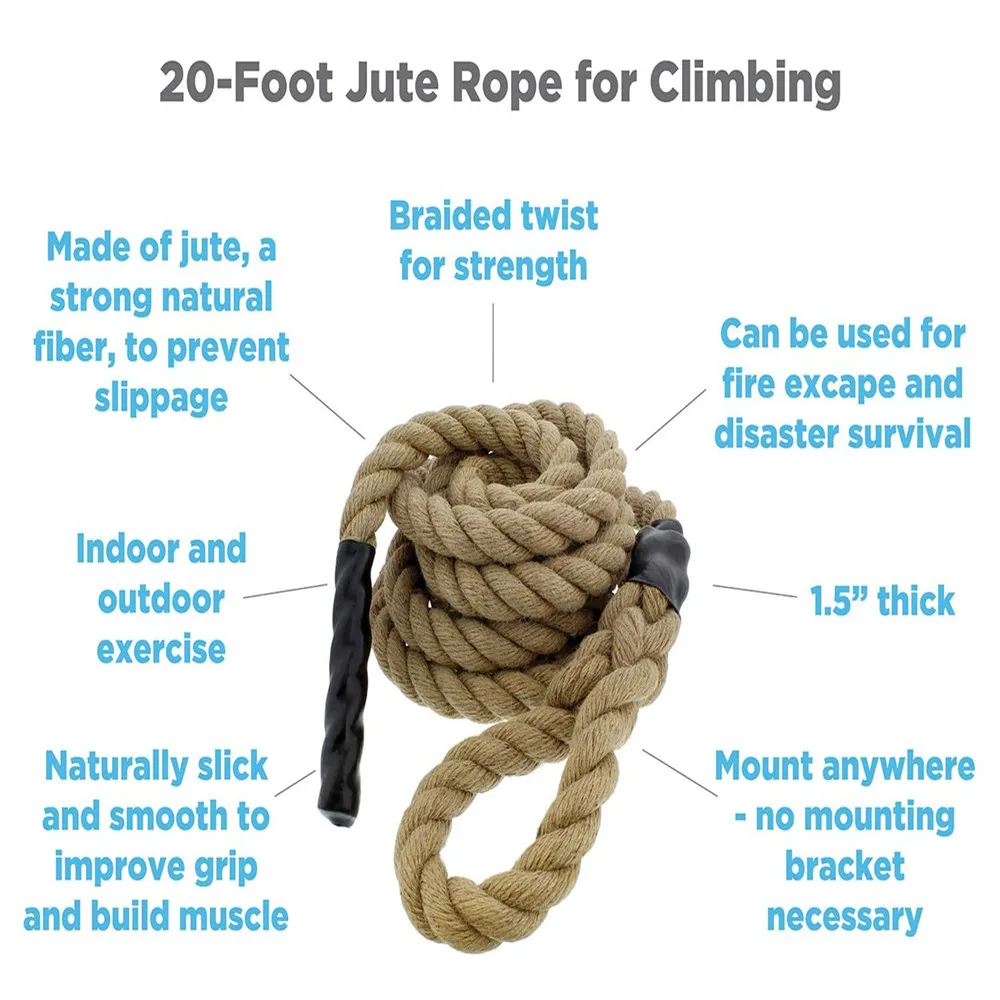 Jute Gym Climbing Ropes For Strength Training Buy Gym Climbing Ropes