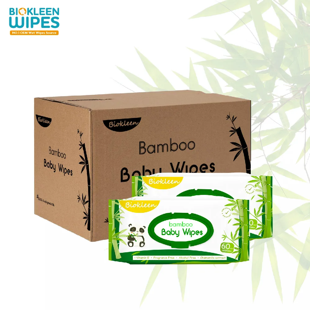 biokleen private label bamboo dry wipes individually wrapped