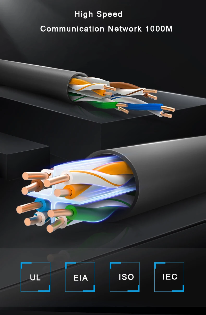 Cat6 Utp Ftp Stp Copper Cable Price Per Meter 4 Pair Lan 305m
