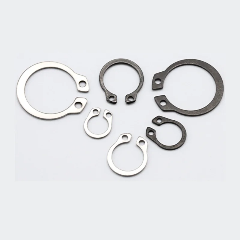 Sus304 Din471 Internal Retaining Circlip For Shaft 3200 Black Oxide