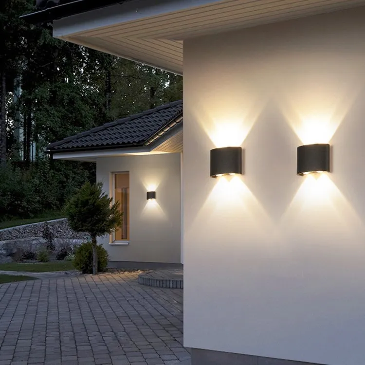 Factory outlet modern led wall light blacksimple balcony  wall lamps