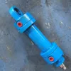 Single acting flat hydraulic cylinder
