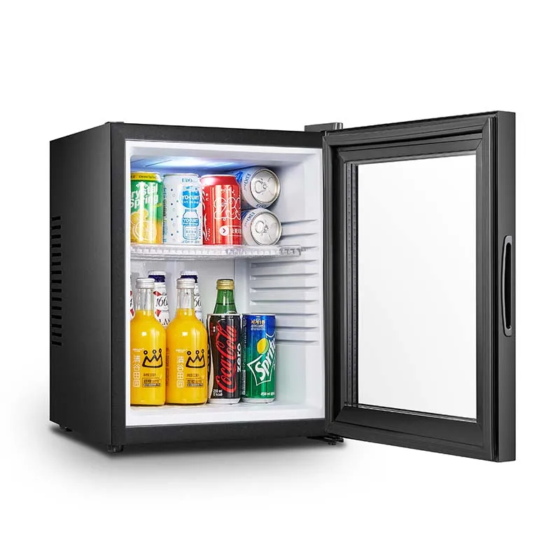 Small Electric Gl Door Refrigerator With No Noise Office Use Small Electric Gl Door Refrigerator