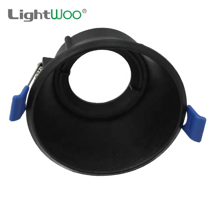 Factory promotion cheap price aluminum white black SN CH deep spotlight fitting MR16 GU10 G5.3 led downlight housing