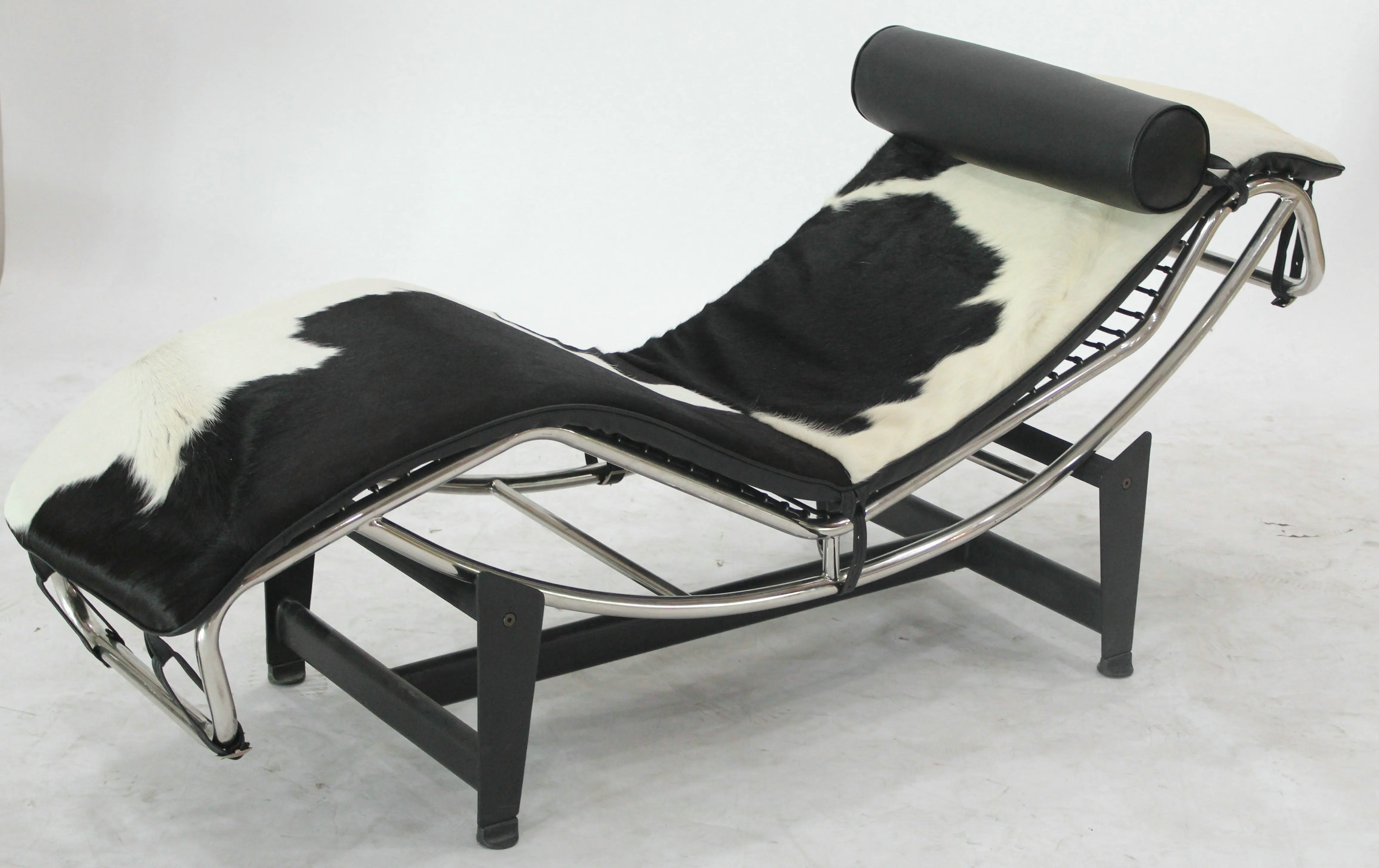 斯堪的纳维亚家居装饰躺椅椅子牛皮皮革 corbusier chaise lounge lc4