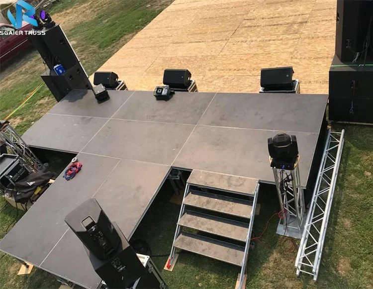 Ce Portable Outdoor Event Stage Platform Cheap Aluminum Folding Mobile