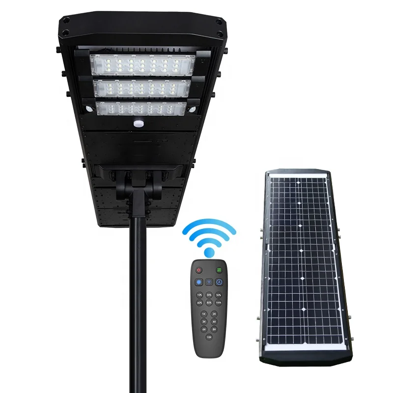 120W 18000lm 5Years warranty all in one solar led light with DIY optional work modes