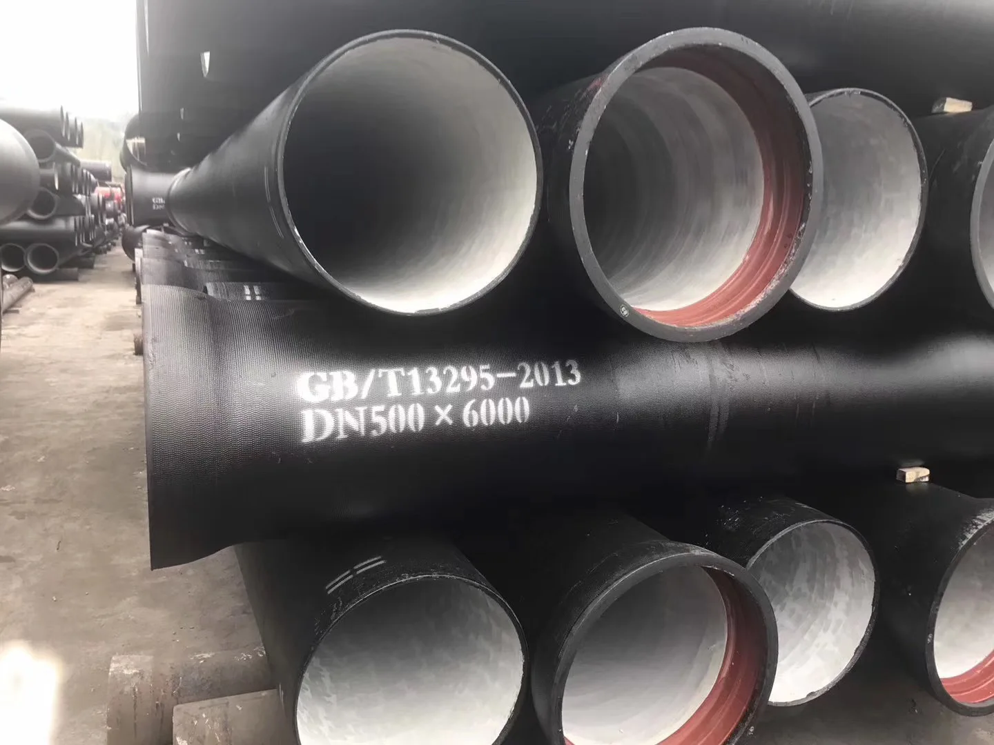 Dci Pipe Ductile Cast Iron Pipe K9 Class Iso 2531 Di Pipe Price List