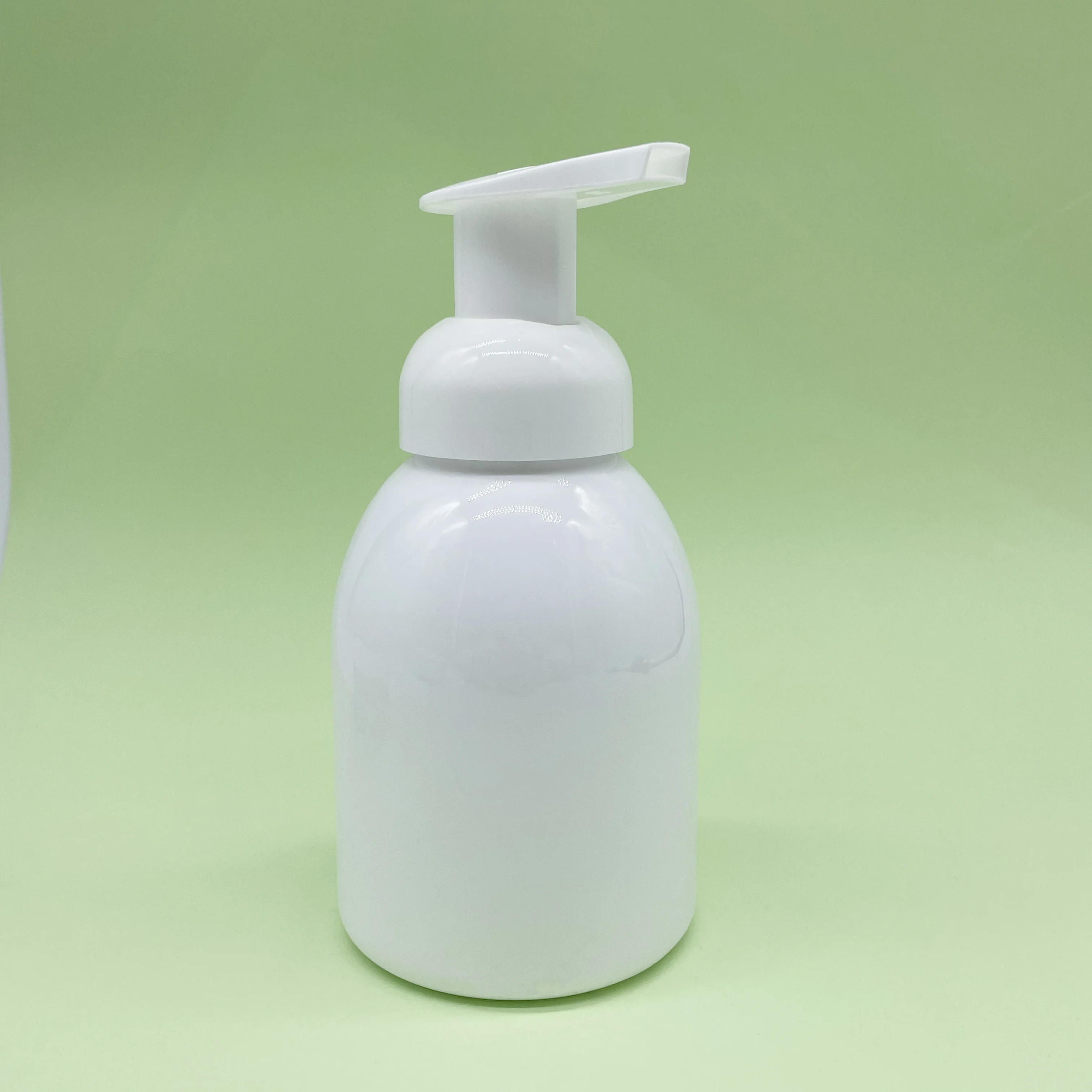 product 350ml white plastic foaming bottle facial cleanser hand wash liquid soap plastic foam bottle cosmetic packaging-25