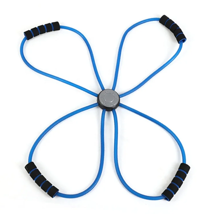 Core Cross Workout Pilates Reformer Exercise Resistance Cords Loop Tube