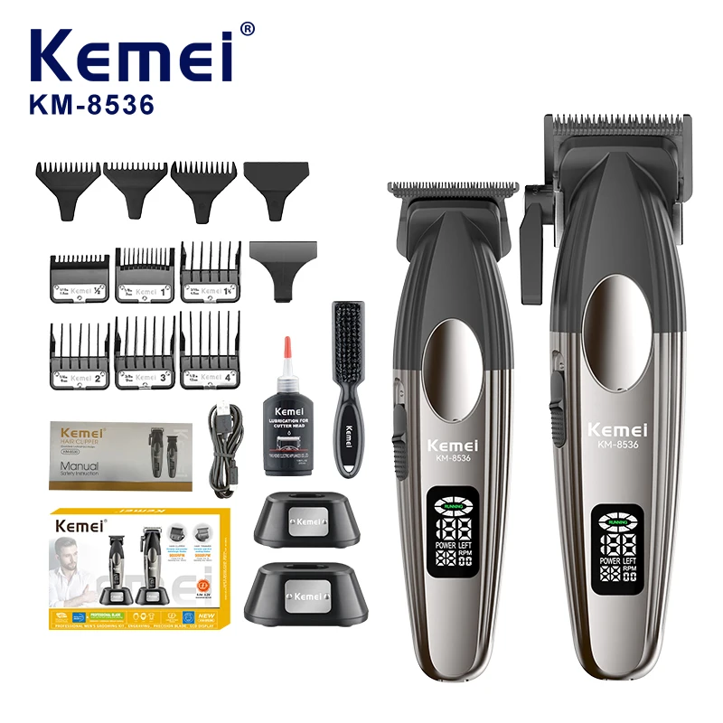 KEMEI Km-8536 Electric Hair Clippers - Professional Trimmer