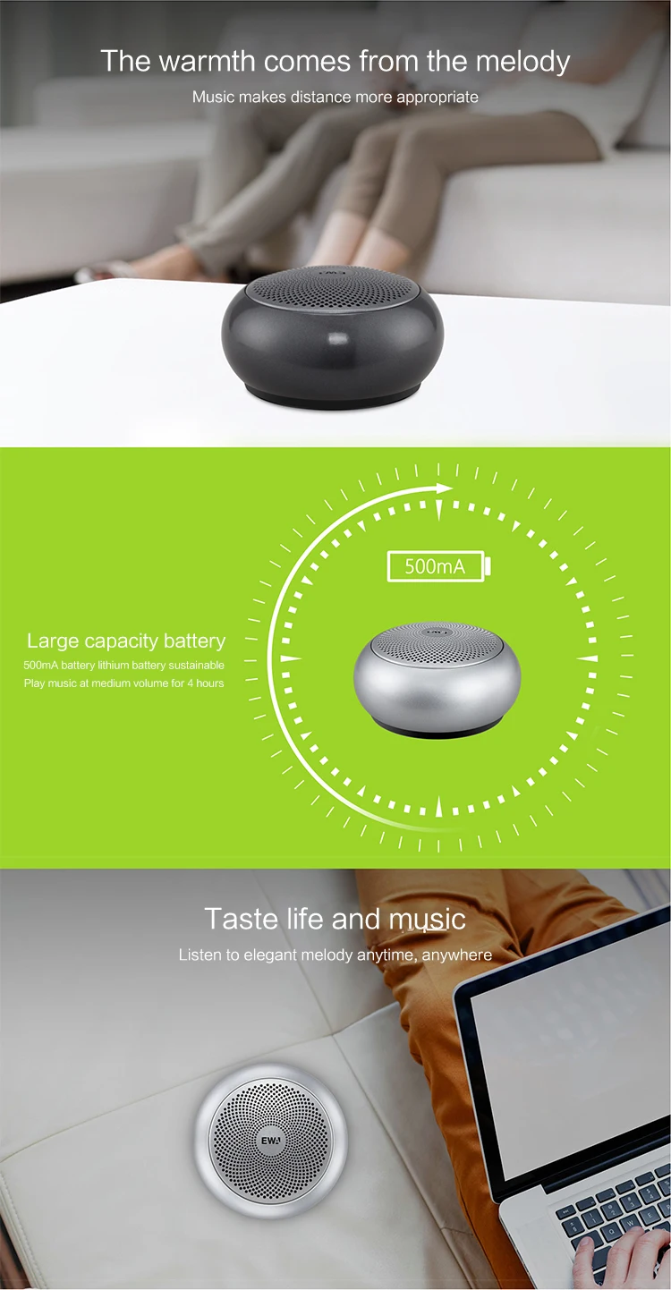 New Design Professional Mini Portable Wireless Blue tooth Outdoor Home Theater Speaker Play Video A110 - ANKUX.COM