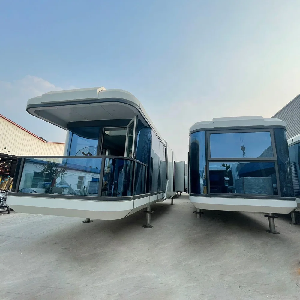 Mobile Modular Prefab Houses Modern With 3 Rooms Foldable Luxury Home ...