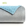 JinXi Duvet Cover for Weighted Blankets - Soft Breathable Warm Polyester Fabric Quilt Cover - Gray 152 x 203cm