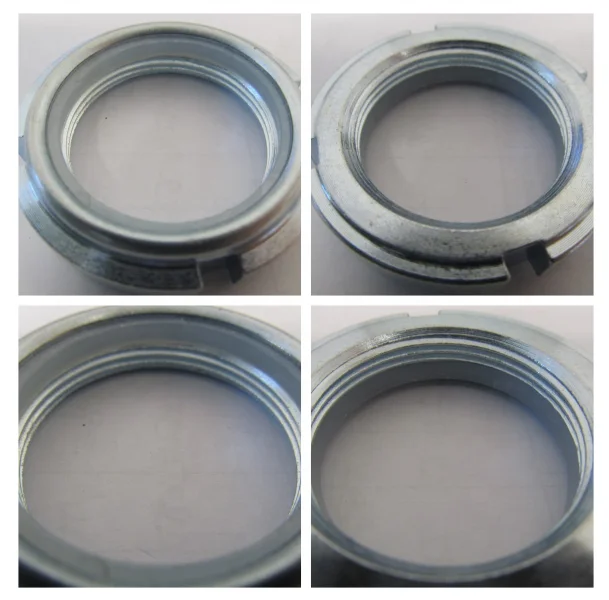 Din 981 Slotted Round Nut With Nylon Locking Guk Gup Gua Lock Nuts