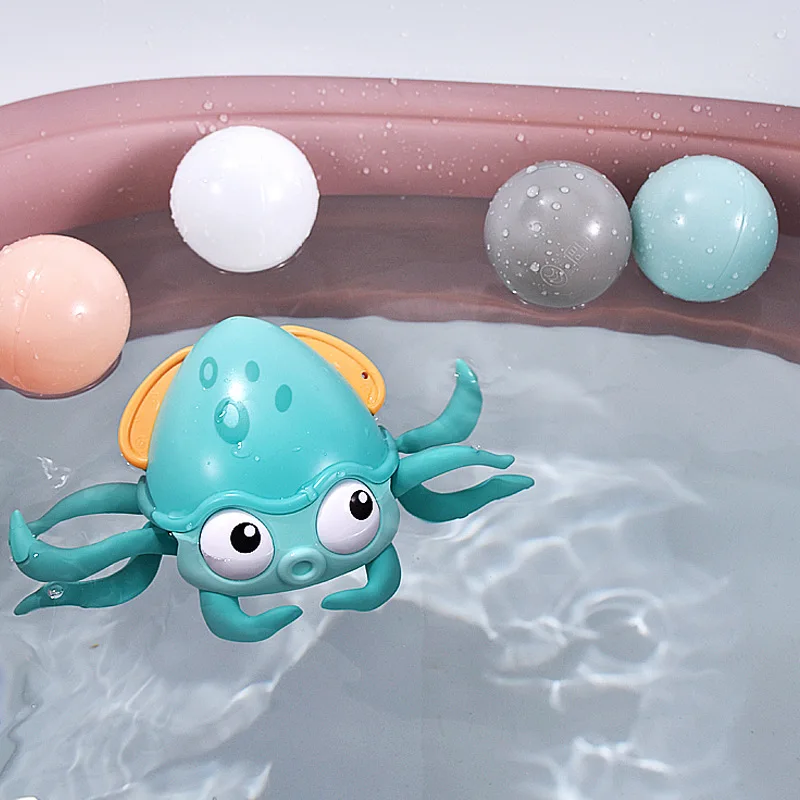 2023 Custom Induction Electric Crawling Octopus Bath Early Childhood