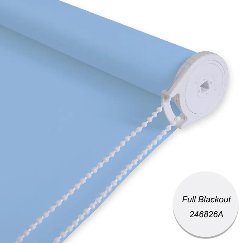 High Quality Full Blackout Fiberglass Fabric Blinds Shades Shutters Roller For Balcony Decoration